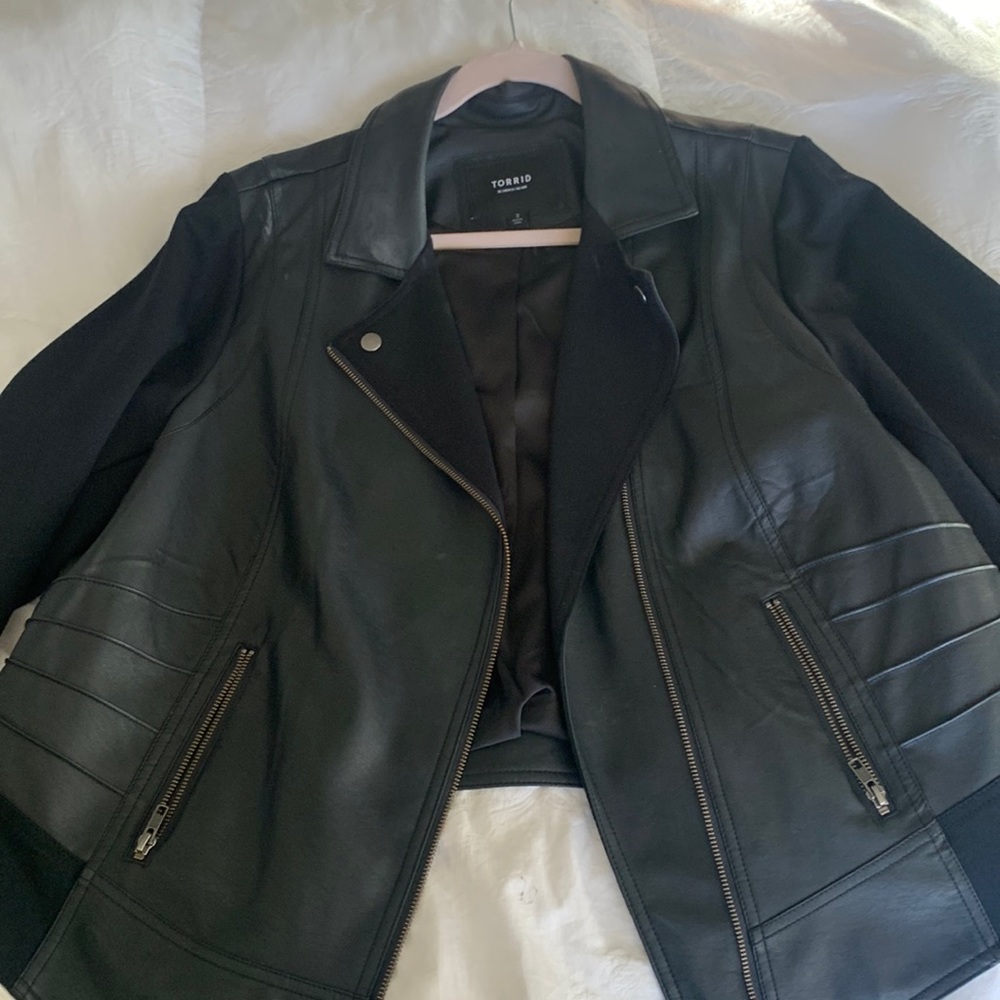 Torrid Black Moto Jacket size 3